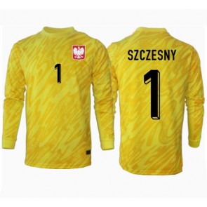 Polen Wojciech Szczesny #1 Målmand Replika Hjemmebanetrøje EM 2024 Langærmet